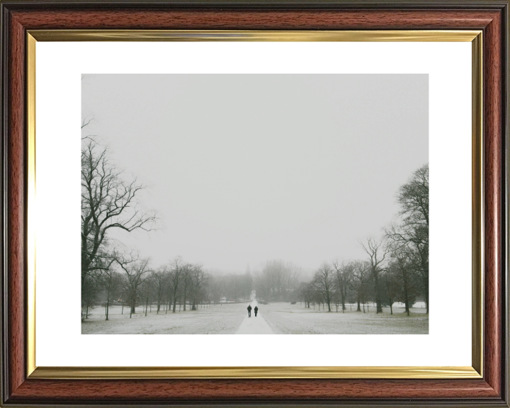 snow covered Towneley Park Burnley Lancashire Photo Print - Canvas - Framed Photo Print - Hampshire Prints