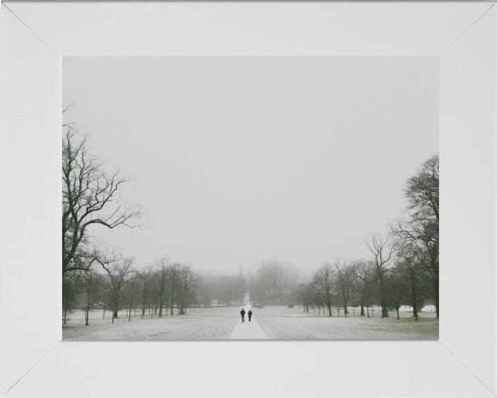 snow covered Towneley Park Burnley Lancashire Photo Print - Canvas - Framed Photo Print - Hampshire Prints