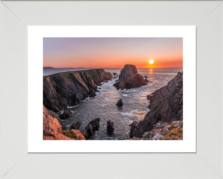 Malin Head Donegal ireland at sunset Photo Print - Canvas - Framed Photo Print - Hampshire Prints