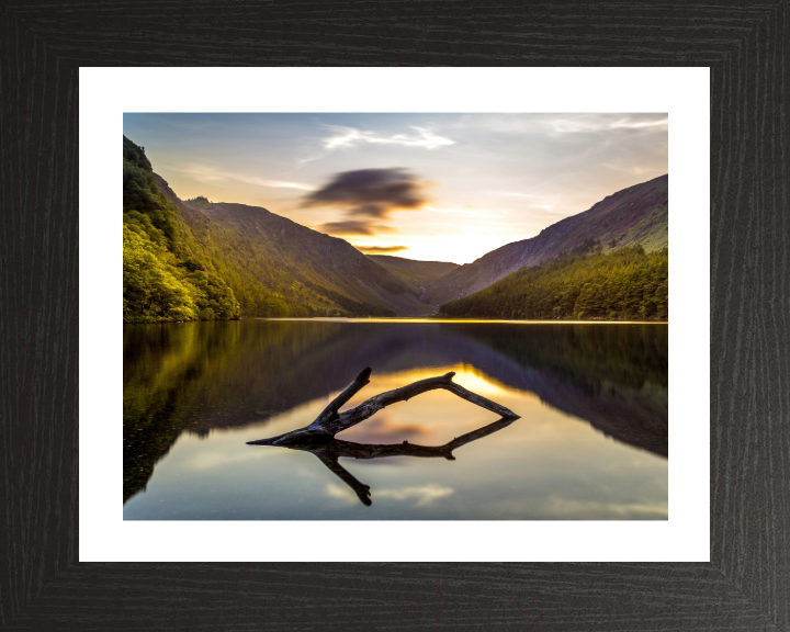 Glendalough Lake reflections Ireland Photo Print - Canvas - Framed Photo Print - Hampshire Prints