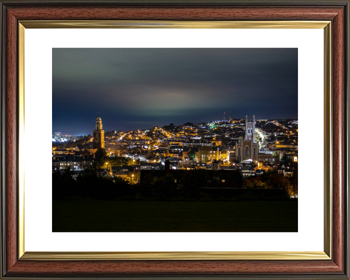 Cork city ireland at night Photo Print - Canvas - Framed Photo Print - Hampshire Prints