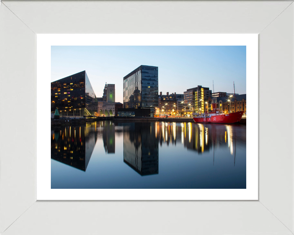 Liverpool albert dock reflections Photo Print - Canvas - Framed Photo Print - Hampshire Prints