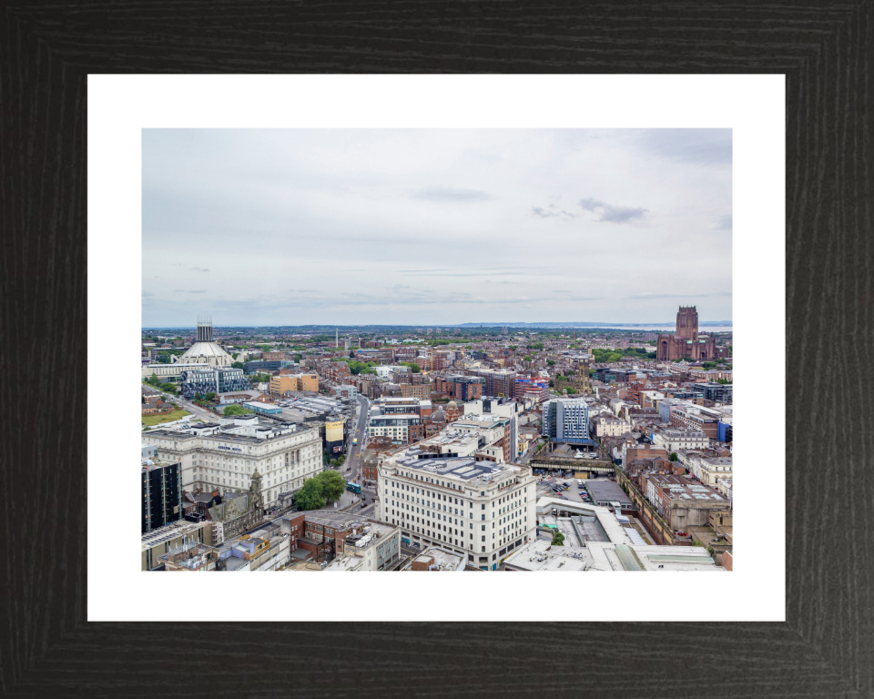Liverpool skyline in spring Photo Print - Canvas - Framed Photo Print - Hampshire Prints