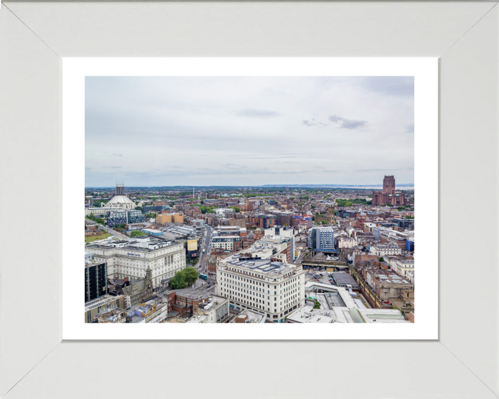Liverpool skyline in spring Photo Print - Canvas - Framed Photo Print - Hampshire Prints