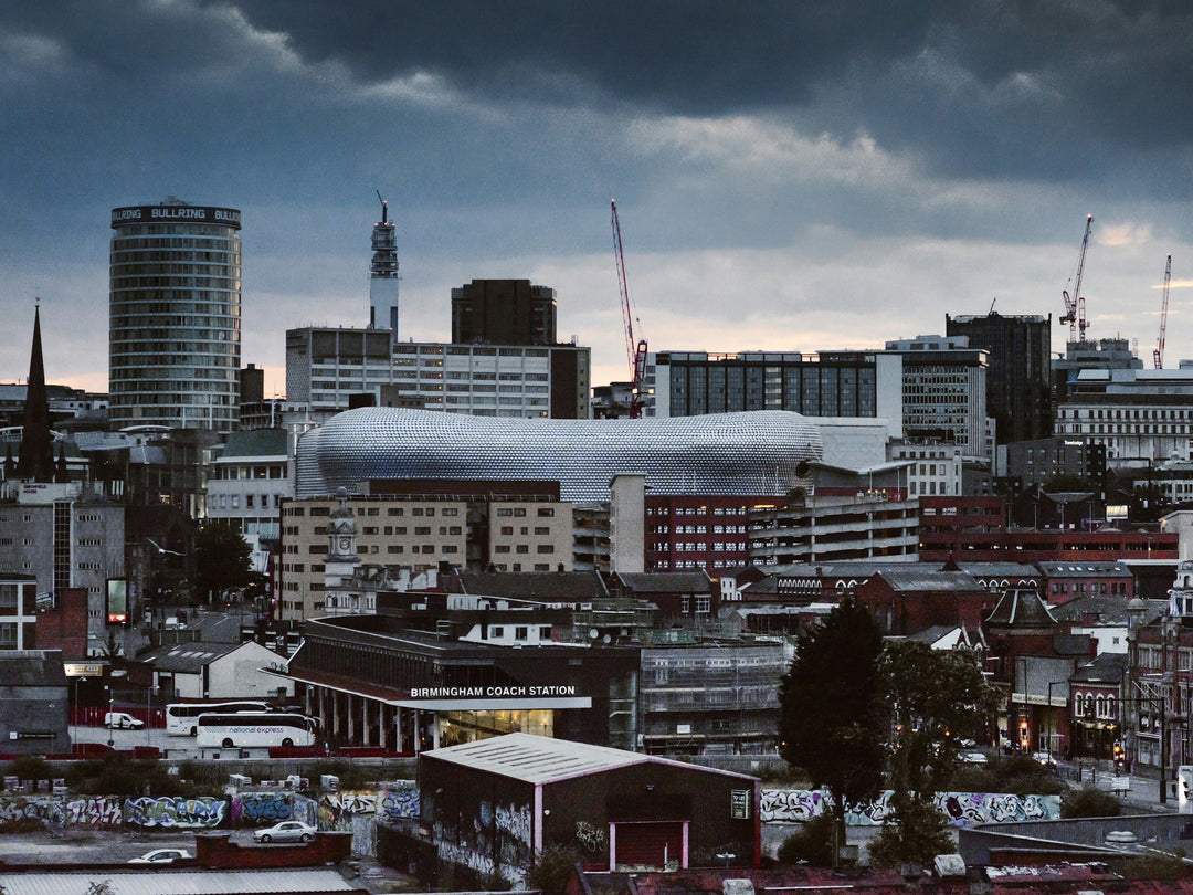 Birmingham City skyline Photo Print - Canvas - Framed Photo Print - Hampshire Prints