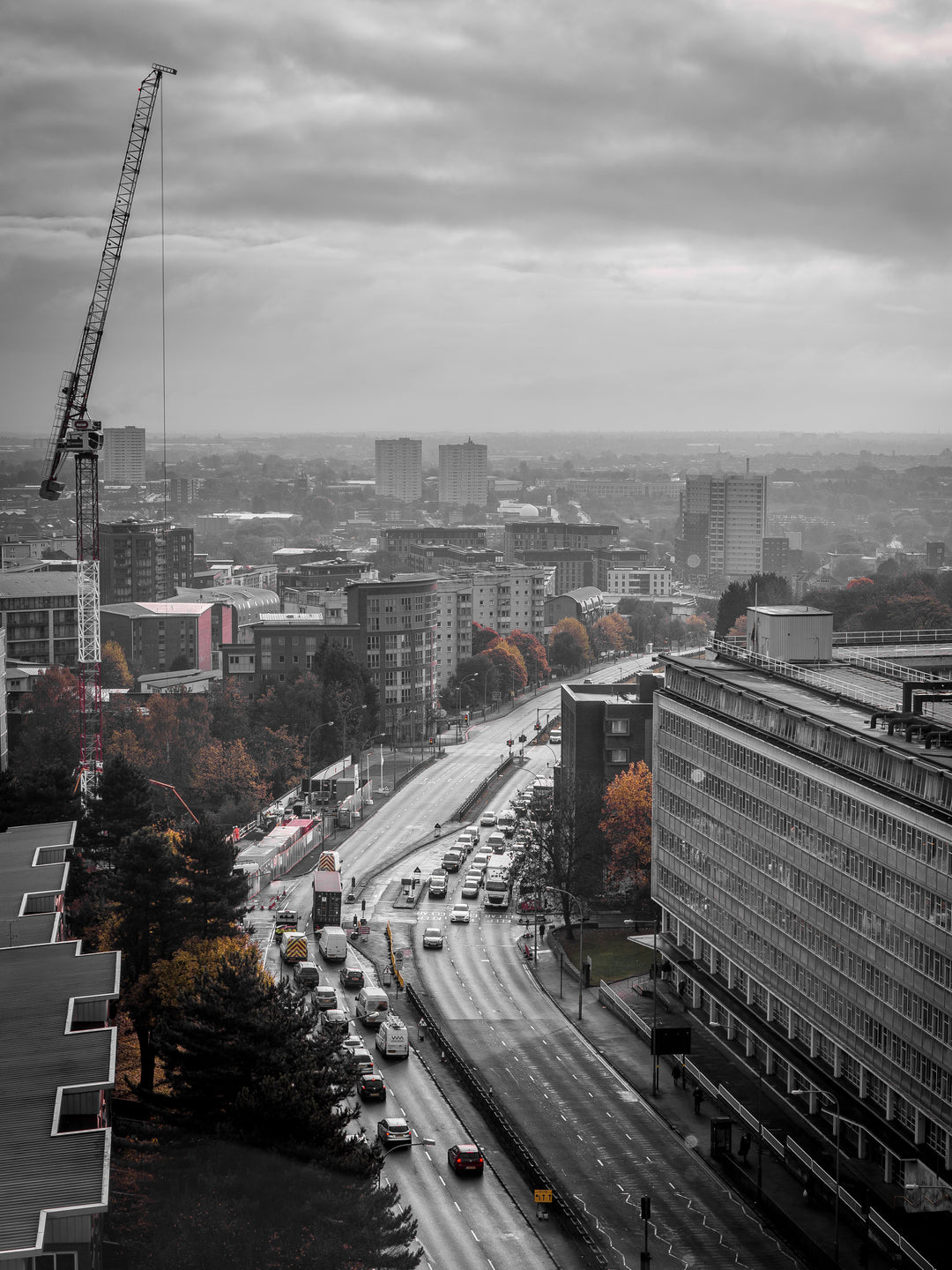 Birmingham From above Photo Print - Canvas - Framed Photo Print - Hampshire Prints