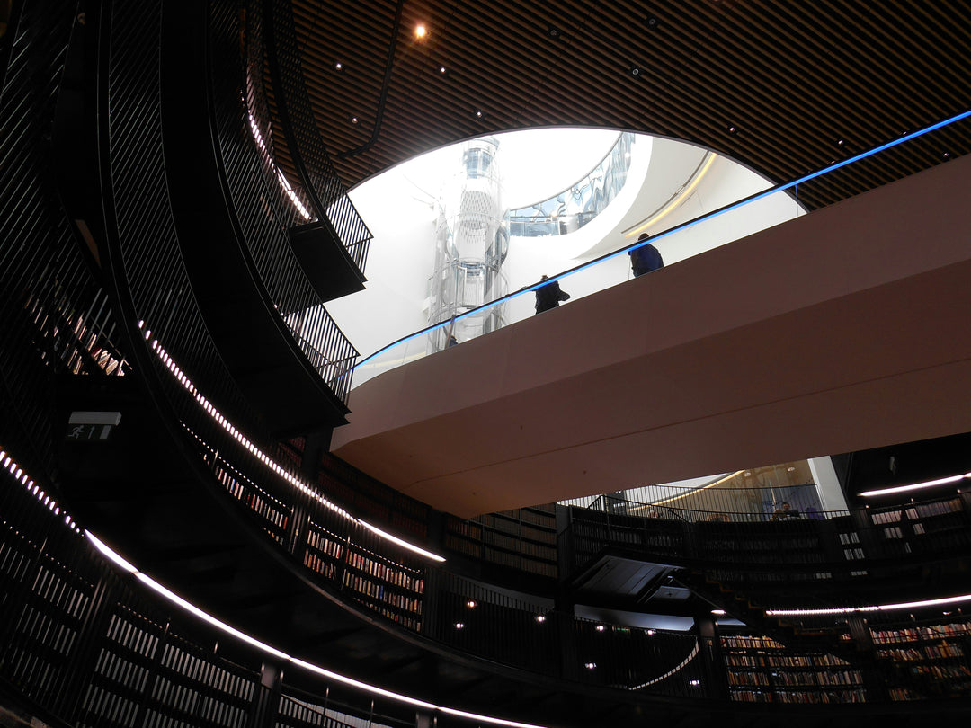 birmingham library interior Photo Print - Canvas - Framed Photo Print - Hampshire Prints