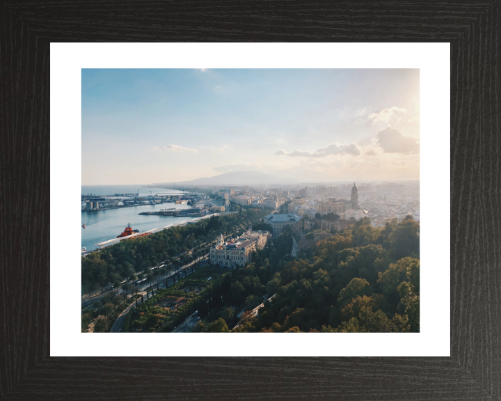 Malaga Spain from above Photo Print - Canvas - Framed Photo Print - Hampshire Prints