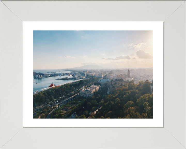 Malaga Spain from above Photo Print - Canvas - Framed Photo Print - Hampshire Prints