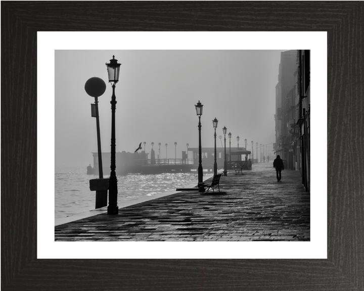 Venice Italy black and white Photo Print - Canvas - Framed Photo Print - Hampshire Prints