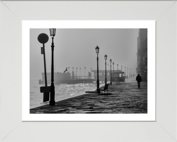 Venice Italy black and white Photo Print - Canvas - Framed Photo Print - Hampshire Prints