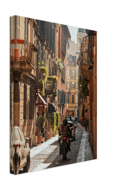 the streets of Milan Italy Photo Print - Canvas - Framed Photo Print - Hampshire Prints