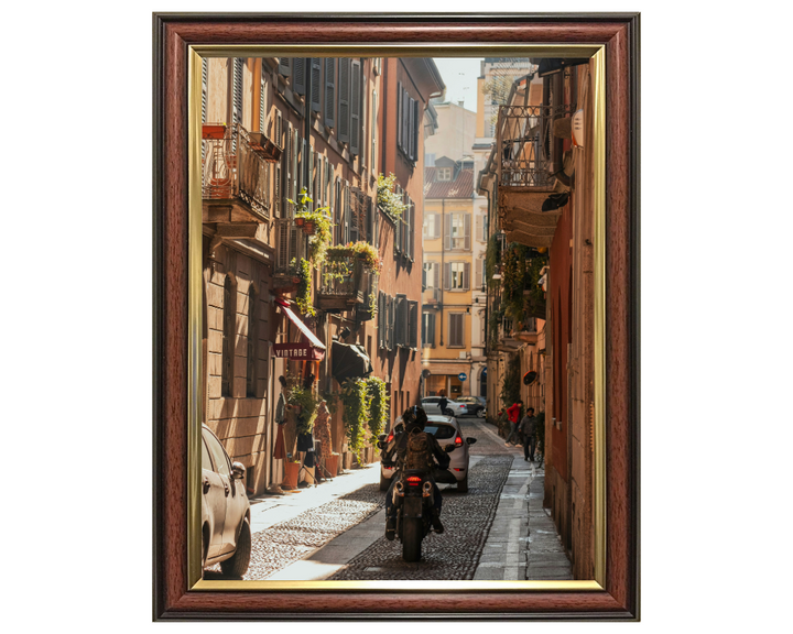 the streets of Milan Italy Photo Print - Canvas - Framed Photo Print - Hampshire Prints