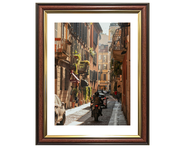 the streets of Milan Italy Photo Print - Canvas - Framed Photo Print - Hampshire Prints