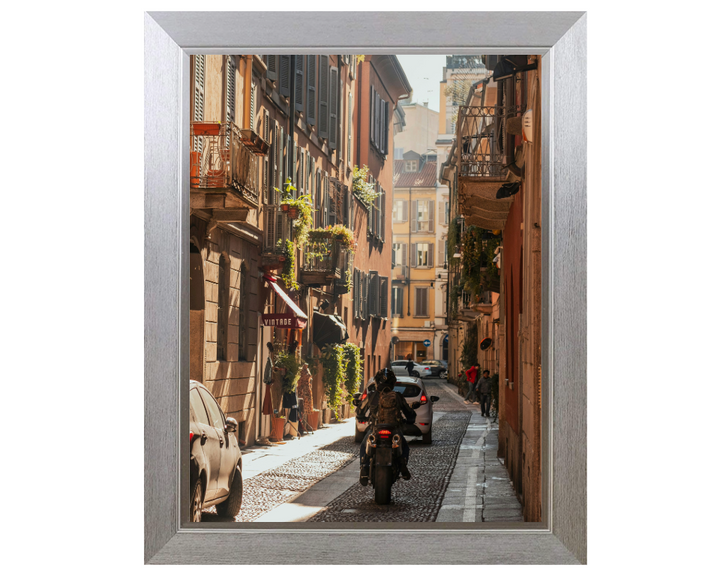 the streets of Milan Italy Photo Print - Canvas - Framed Photo Print - Hampshire Prints