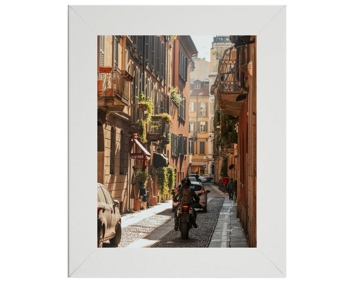 the streets of Milan Italy Photo Print - Canvas - Framed Photo Print - Hampshire Prints