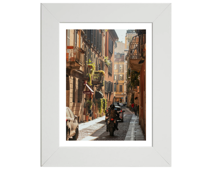 the streets of Milan Italy Photo Print - Canvas - Framed Photo Print - Hampshire Prints