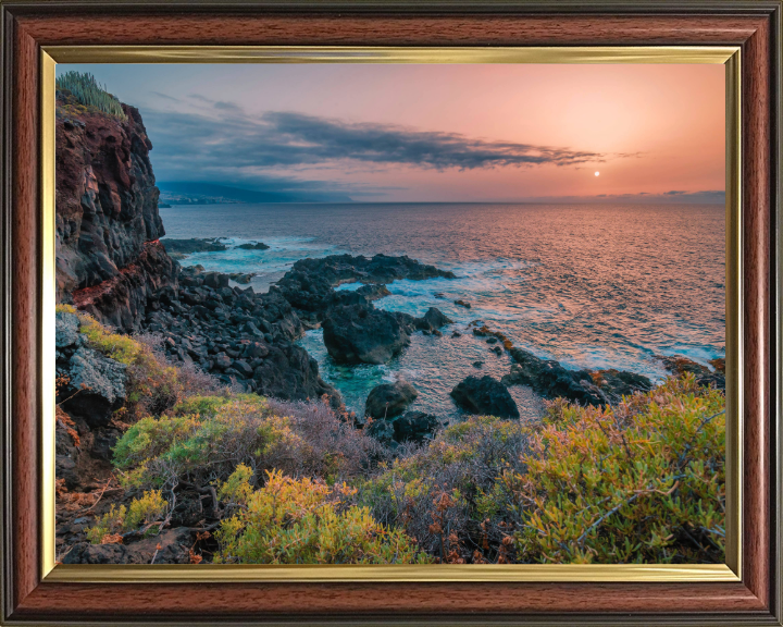 Tenerife spain at sunset Photo Print - Canvas - Framed Photo Print - Hampshire Prints