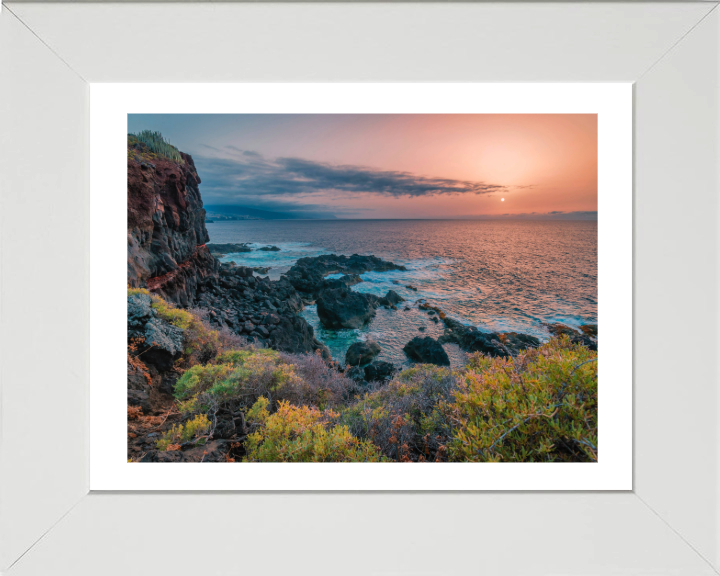 Tenerife spain at sunset Photo Print - Canvas - Framed Photo Print - Hampshire Prints