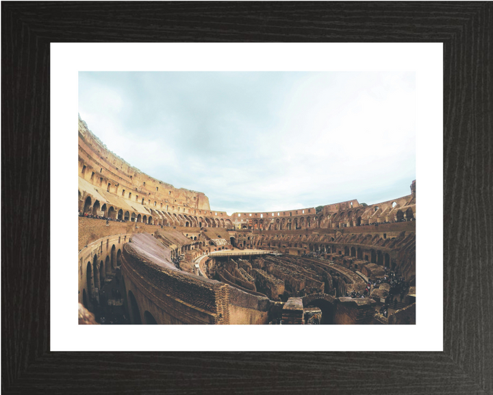 Inside the Colosseum Rome Italy  Photo Print - Canvas - Framed Photo Print - Hampshire Prints