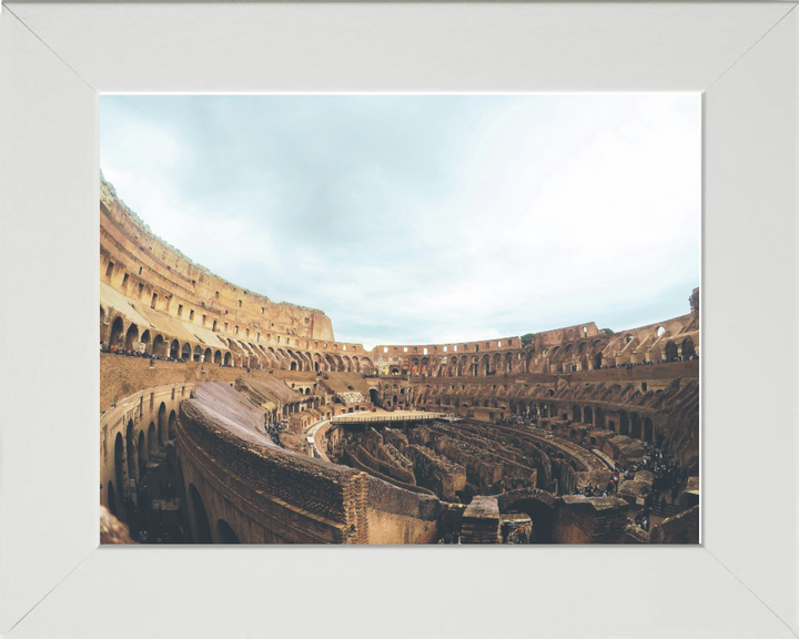 Inside the Colosseum Rome Italy  Photo Print - Canvas - Framed Photo Print - Hampshire Prints