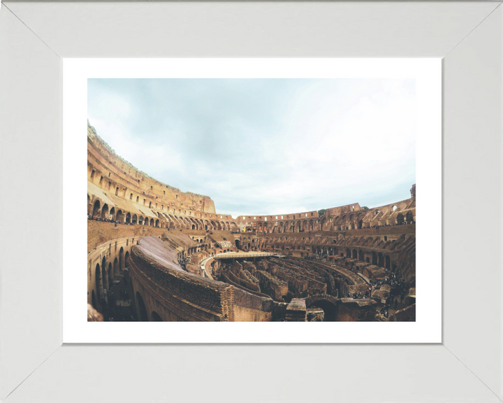 Inside the Colosseum Rome Italy  Photo Print - Canvas - Framed Photo Print - Hampshire Prints