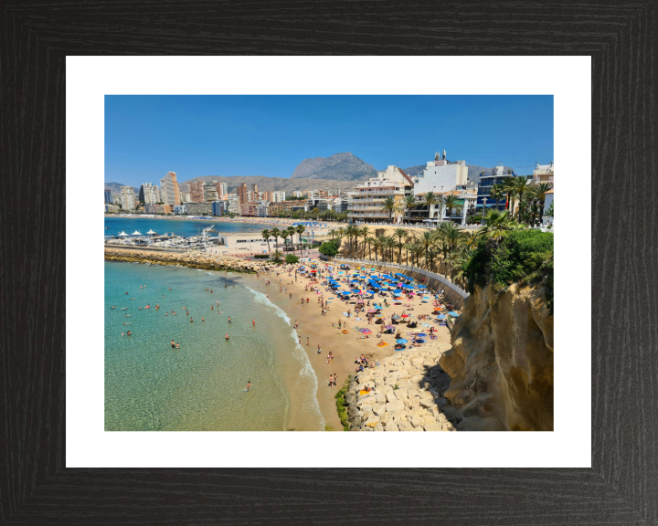 Benidorm Beach Spain Photo Print - Canvas - Framed Photo Print