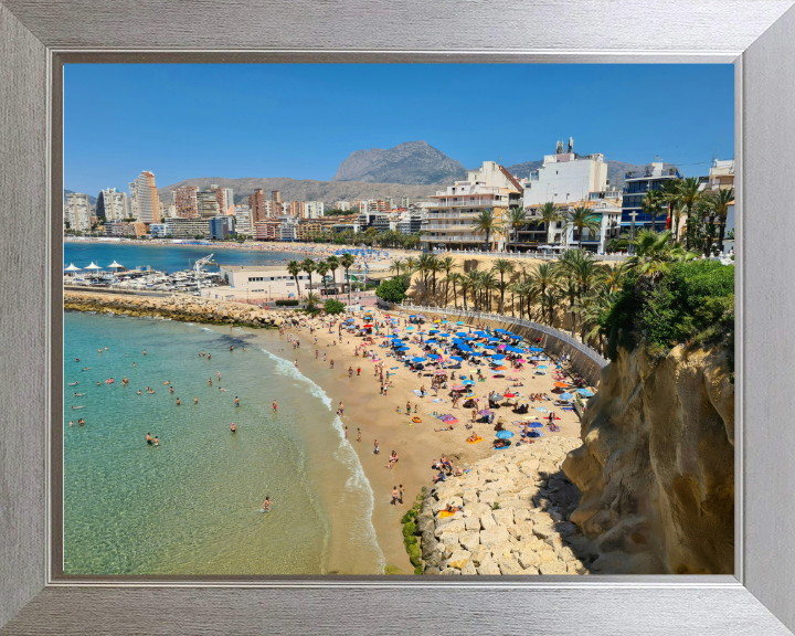 Benidorm Beach Spain Photo Print - Canvas - Framed Photo Print