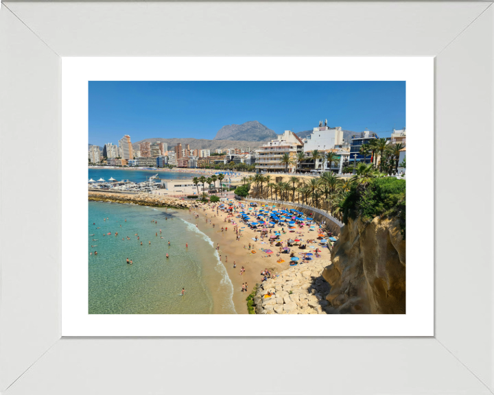 Benidorm Beach Spain Photo Print - Canvas - Framed Photo Print