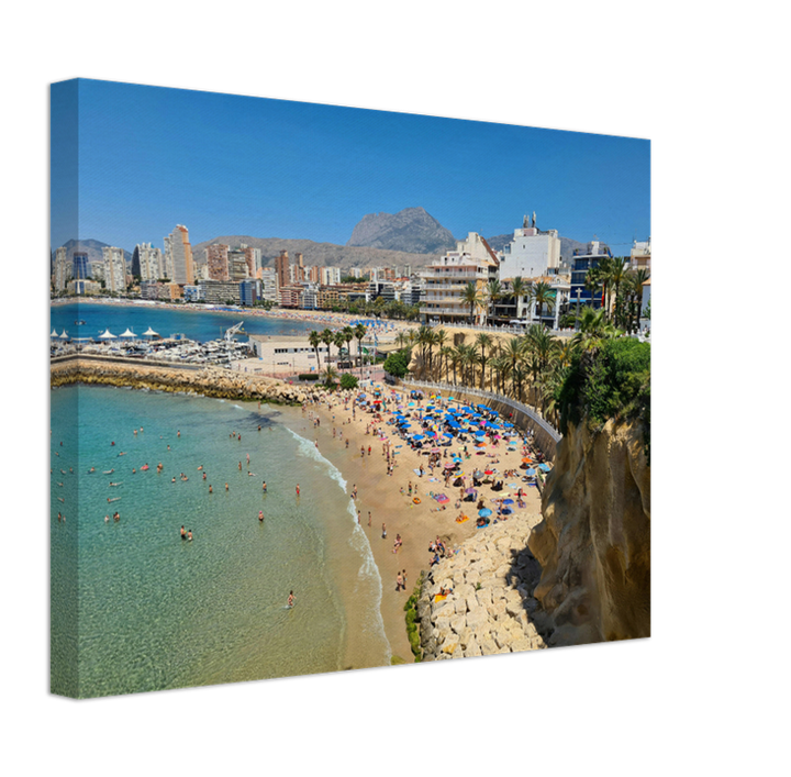 Benidorm Beach Spain Photo Print - Canvas - Framed Photo Print