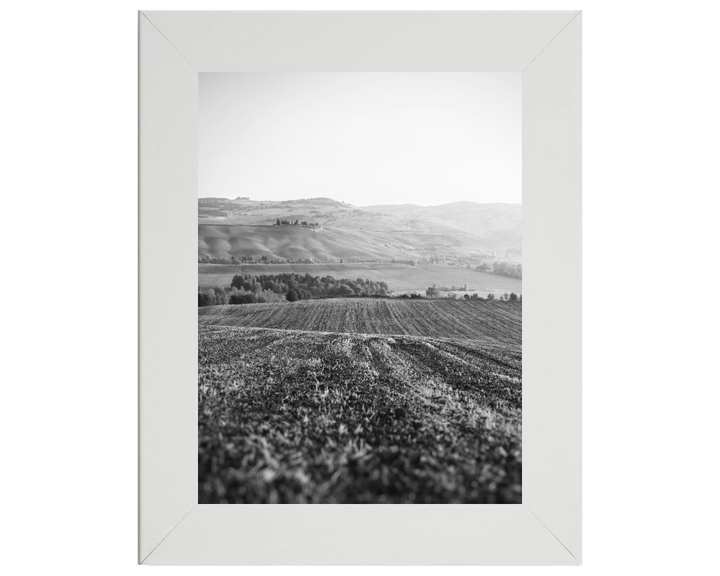 San Quirico d'Orcia Italy in black and white Photo Print - Canvas - Framed Photo Print - Hampshire Prints