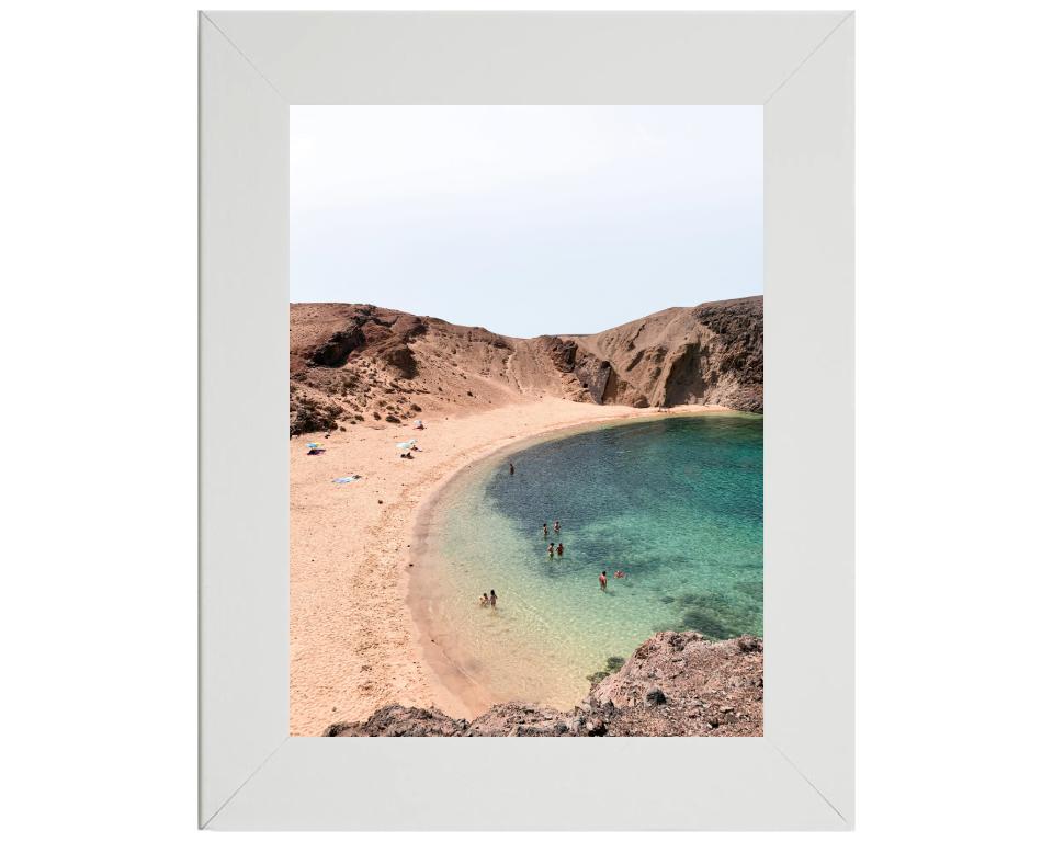 Costa de Papagayo Lanzarote Spain Photo Print - Canvas - Framed Photo Print - Hampshire Prints