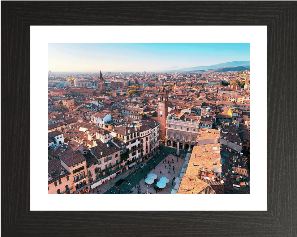 Verona Italy from above Photo Print - Canvas - Framed Photo Print - Hampshire Prints