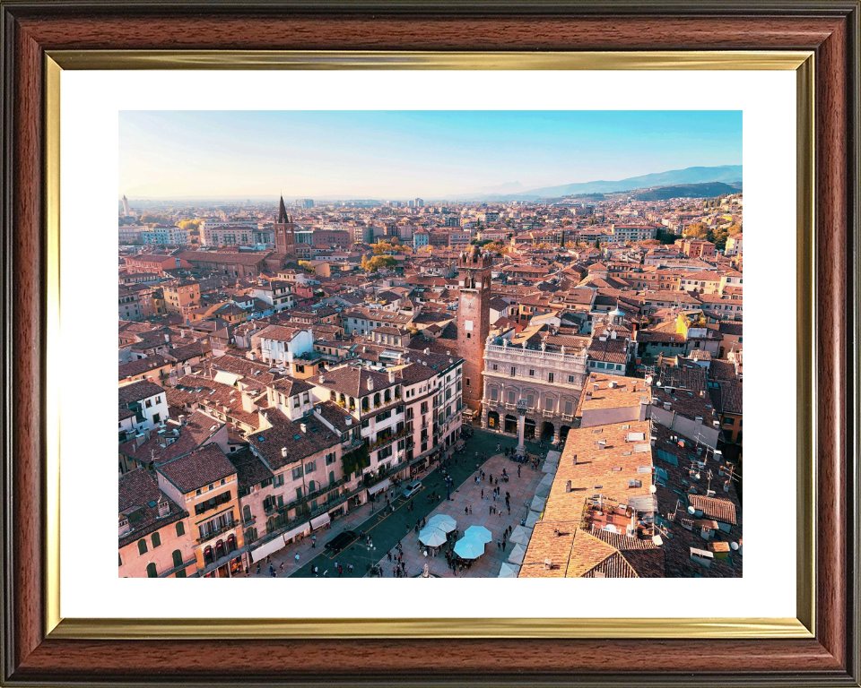 Verona Italy from above Photo Print - Canvas - Framed Photo Print - Hampshire Prints