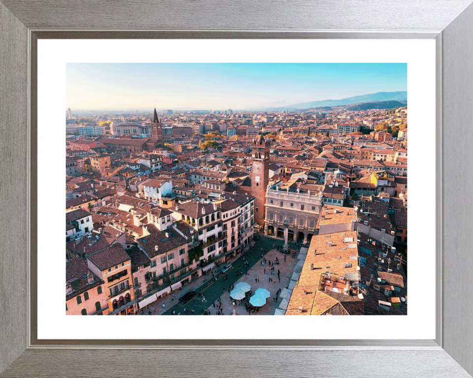 Verona Italy from above Photo Print - Canvas - Framed Photo Print - Hampshire Prints