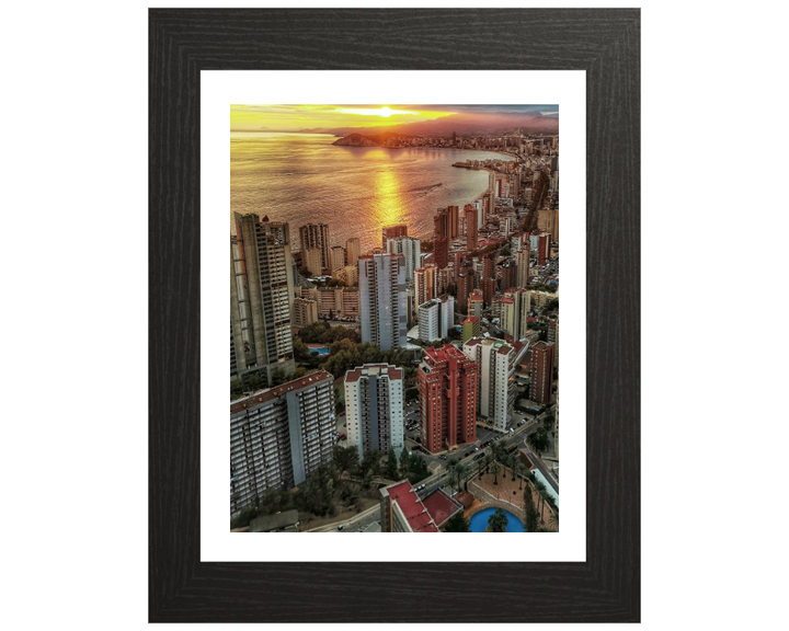 Torre Lúgano Calle de Viena Benidorm Spain  Photo Print - Canvas - Framed Photo Print - Hampshire Prints