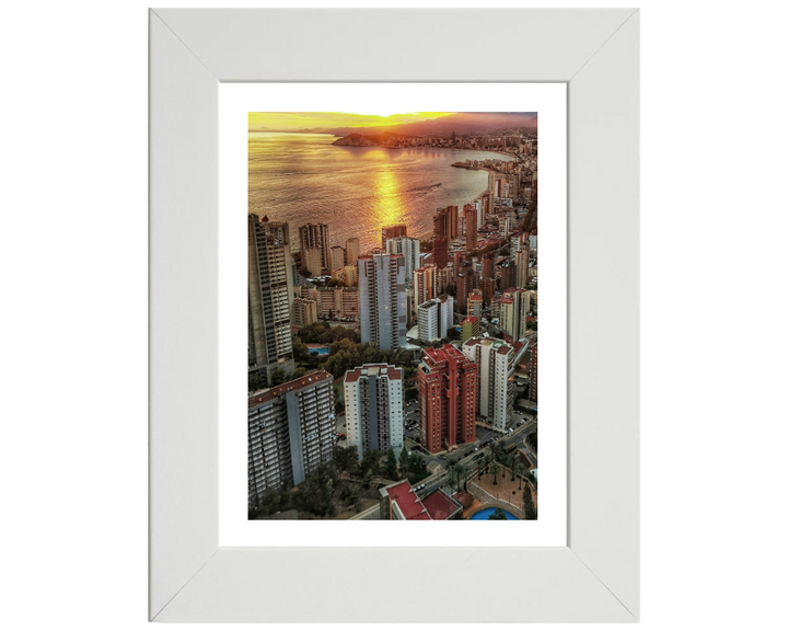 Torre Lúgano Calle de Viena Benidorm Spain  Photo Print - Canvas - Framed Photo Print - Hampshire Prints