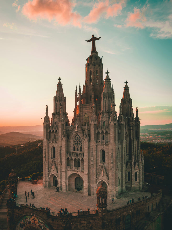 Tibidabo Barcelona Spain Photo Print - Canvas - Framed Photo Print - Hampshire Prints