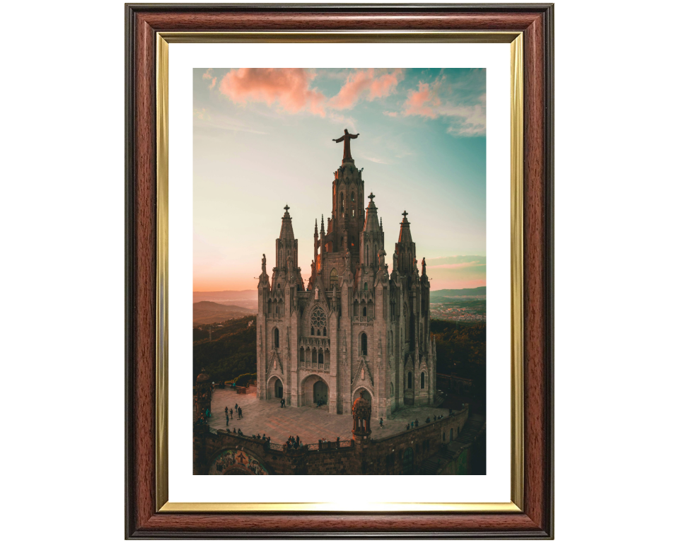 Tibidabo Barcelona Spain Photo Print - Canvas - Framed Photo Print - Hampshire Prints