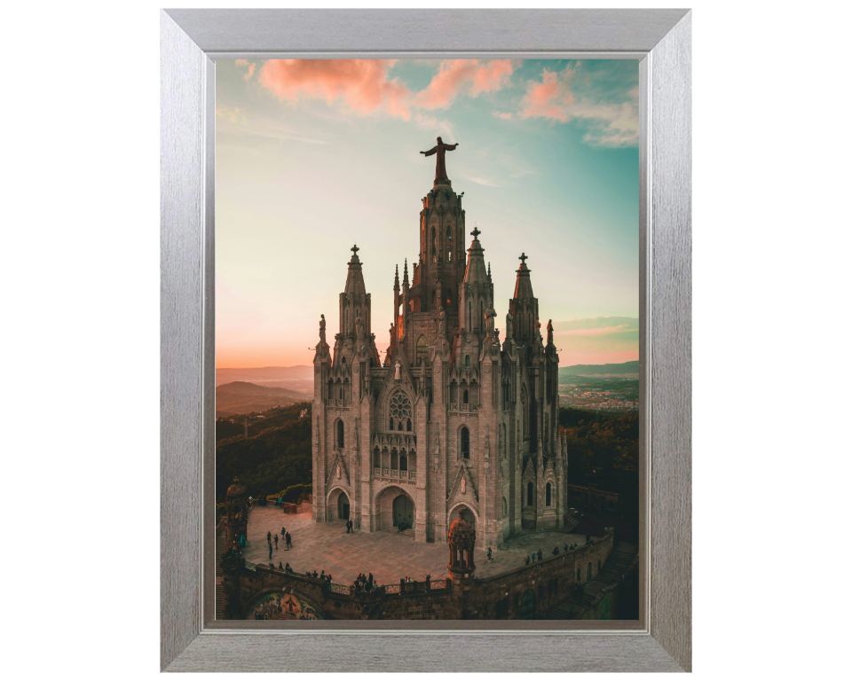 Tibidabo Barcelona Spain Photo Print - Canvas - Framed Photo Print - Hampshire Prints