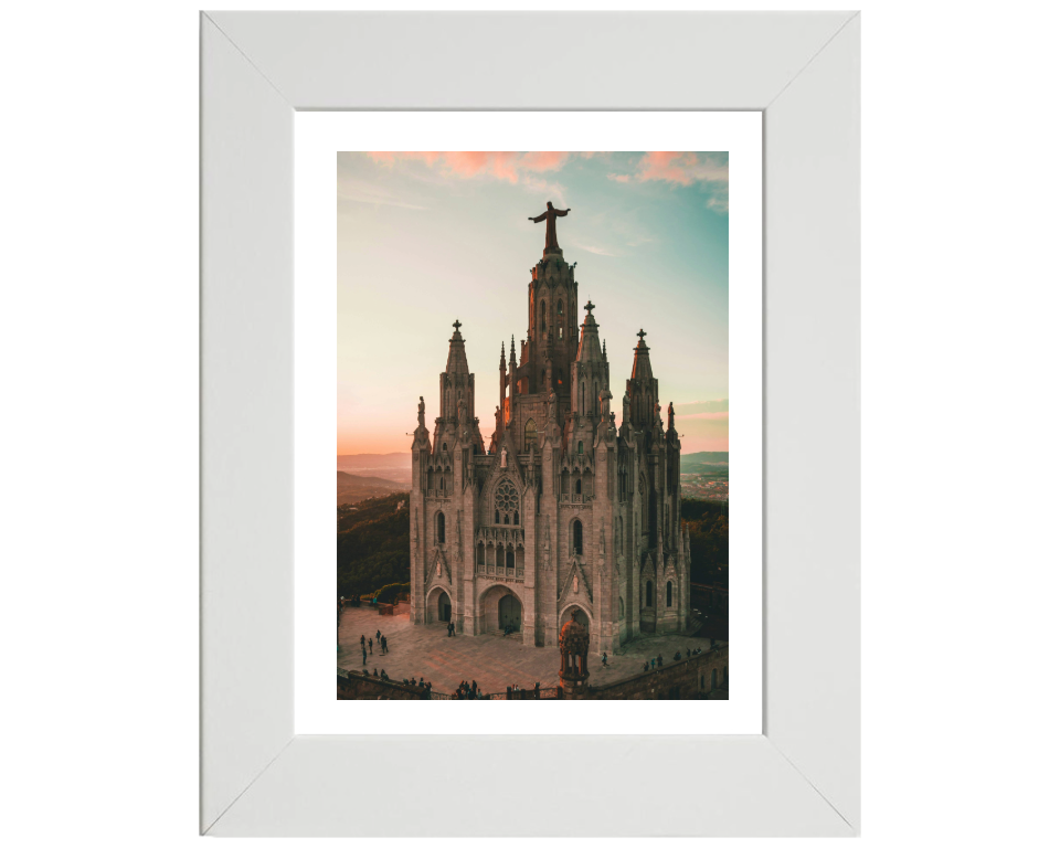 Tibidabo Barcelona Spain Photo Print - Canvas - Framed Photo Print - Hampshire Prints