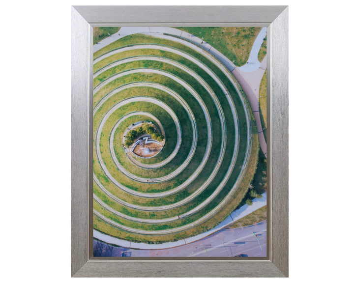 Portello park Milan Italy from above Photo Print - Canvas - Framed Photo Print - Hampshire Prints