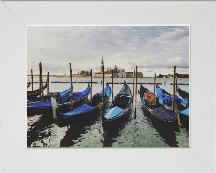 Gondolas Venice Italy Photo Print - Canvas - Framed Photo Print - Hampshire Prints