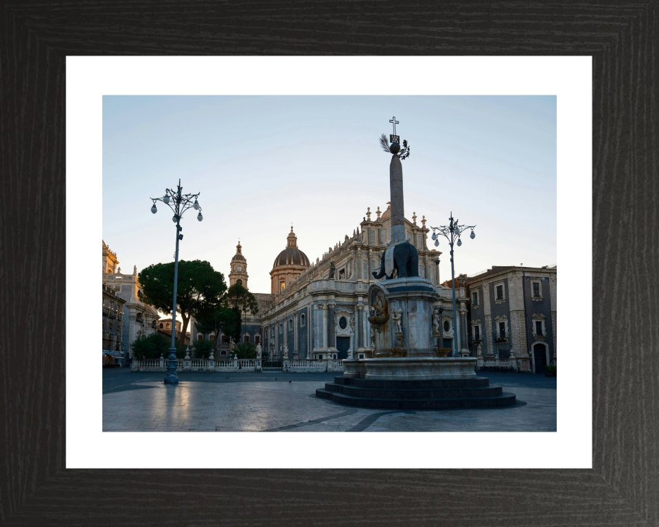 Catania Cathedral Sicily Photo Print - Canvas - Framed Photo Print - Hampshire Prints