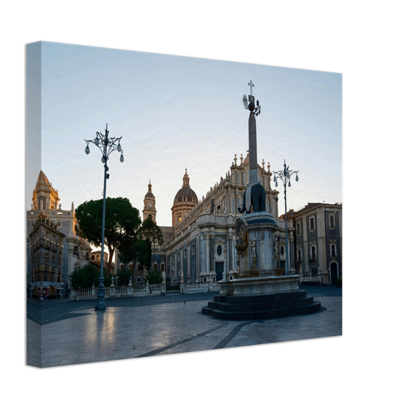 Catania Cathedral Sicily Photo Print - Canvas - Framed Photo Print - Hampshire Prints