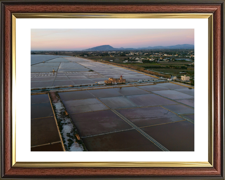 Trapani Italy from above Photo Print - Canvas - Framed Photo Print - Hampshire Prints