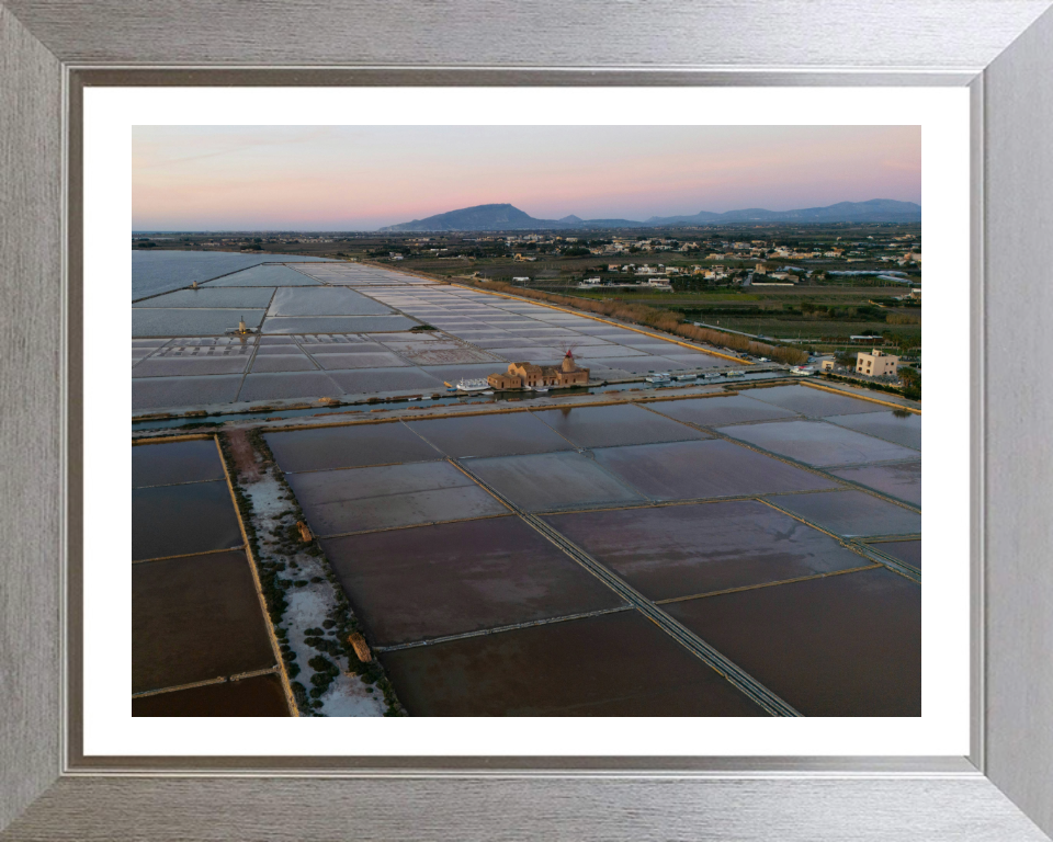 Trapani Italy from above Photo Print - Canvas - Framed Photo Print - Hampshire Prints