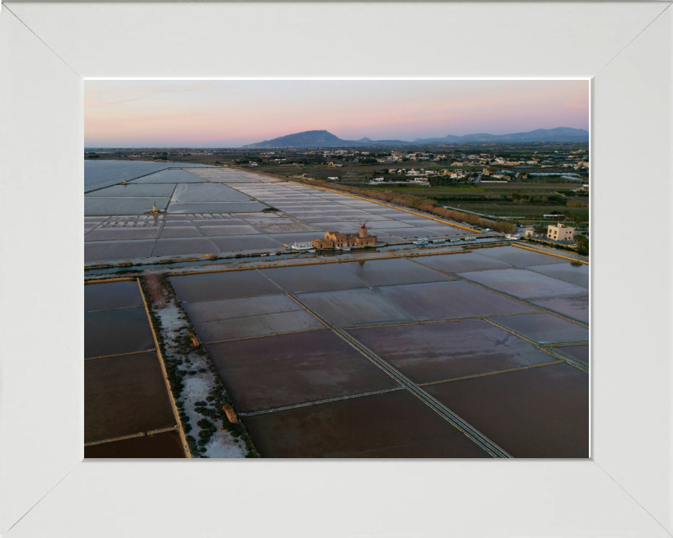 Trapani Italy from above Photo Print - Canvas - Framed Photo Print - Hampshire Prints