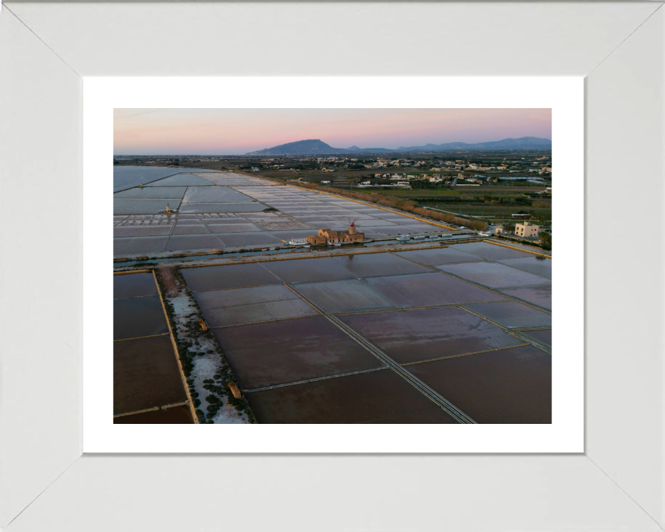 Trapani Italy from above Photo Print - Canvas - Framed Photo Print - Hampshire Prints