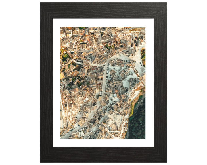 Matera old town Italy from above Photo Print - Canvas - Framed Photo Print - Hampshire Prints